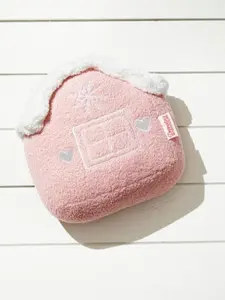Pink Gingerbread House Pillow
