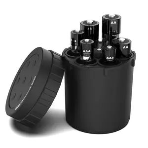 A rechargeable lithium battery compartment, Rechargeable battery packs, consisting of 3 AA and 3 AAA lithium batteries, suitable for various household appliances