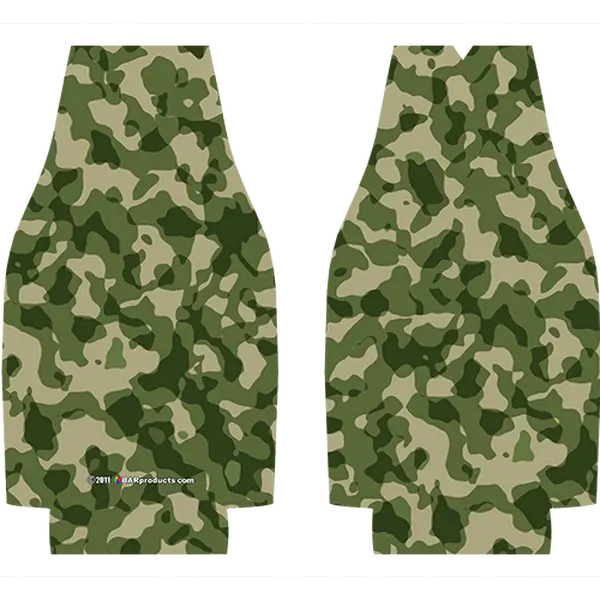 Kolorcoat™  Zipper Bottle Cooler - Camo