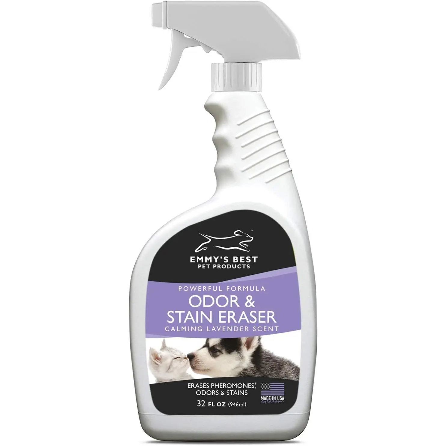 EBPP Odor & Stain Eraser - Made in The USA - Pet Odor Absorber and Room Deodorizer for Home Use - Odor Remover and Urine Odor Eliminator - Lavender Enzyme Carpet Cleaner