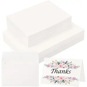 30 Sets Blank Watercolor Cards with Envelopes, 140lb/300GSM Cotton Watercolor Paper Cards, 4 x 6 in Foldable Watercolor Postcards with Envelopes for Greeting Cards Birthday Wedding Invitations