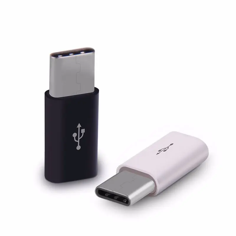 Usb Adapter for Digital Devices, Mini Otg Connector Featuring Usb C 3.1 Male To Micro V8 Usb 2.0 Female, Supports Fast Data Sync And Charging for Daily Electronic Equipment Use