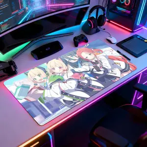 B-Blue Archive Mouse Pad Mousepad Large Gaming LockEdge Thickened Computer Keyboard Table Desk Mat