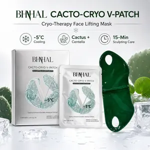 BHHAL Cacto-Cryo V-Patch | Cryo-Therapy Face Lifting Mask | Instant De-Puff & V-Line Sculpting