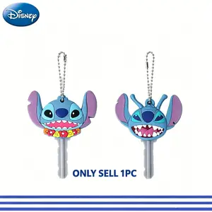 Disney Lilo & Stitch Keyholder, Soft Touch Keychain, Miniature Creative Design, Perfect Gift for Birthdays & Anniversaries