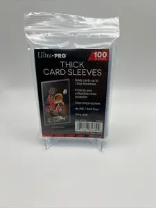 Ultra Pro THICK Card Soft Penny Sleeves 1 Pack of 100 for THICK Sized Cards