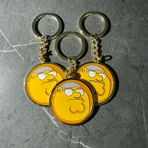 Peter griffin inspired medallion keychain - Game Boss medallion - Gift for gamers Peter griffin inspired medallion keychain - Game Boss medallion - Gift for gamers