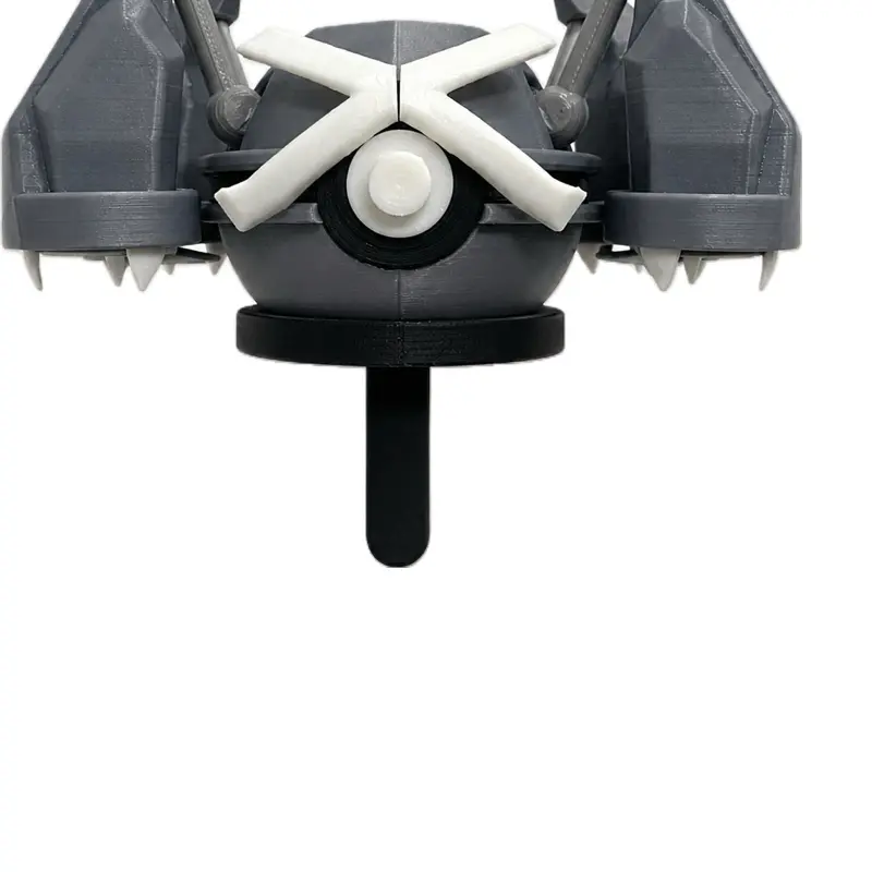 High Quality Meta Gross Anime-Inspired Poke Ball Collectible with Wall Stand