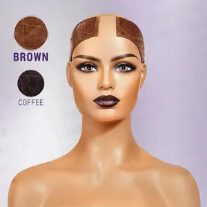 Lace Wig Grip Velvet Comfort Band for Wigs Frontals Headband with Adjustable Velcro Fastener
