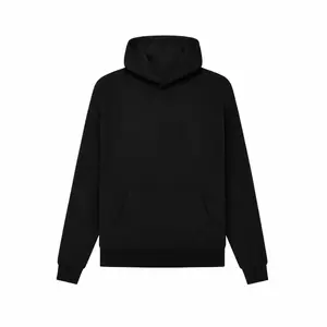 STRETCH LIMO HOODIE HALF SIZE OVERSIZED CHEST LOGO 0495 Casual Cotton Kangaroo Pocket Sweatshirts