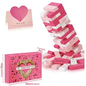 Stacking Tower Game - Fun Gifts for Friends, Ideal for Parties, Valentine’s Day Special Occasions Home & Festive Party Supplies