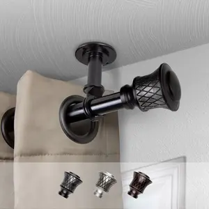 Olympia 1" Ceiling Curtain Rod/ Room Divider