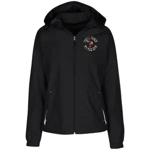 FIGHT Ohio State Ladies' Jersey-Lined Hooded Windbreaker