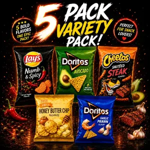 Assorted Exotic Flavor Potato Chips Pack #2