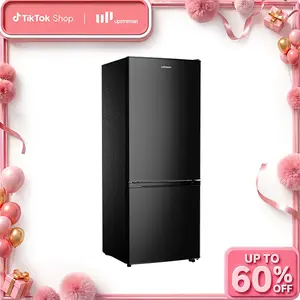 Upstreman mini fridges 7.1 Cu.Ft Energy-efficient Bottom Freezer Refrigerator with Adjustable Thermostat & Double Door Design for Apartment Kitchen Dorm BM71