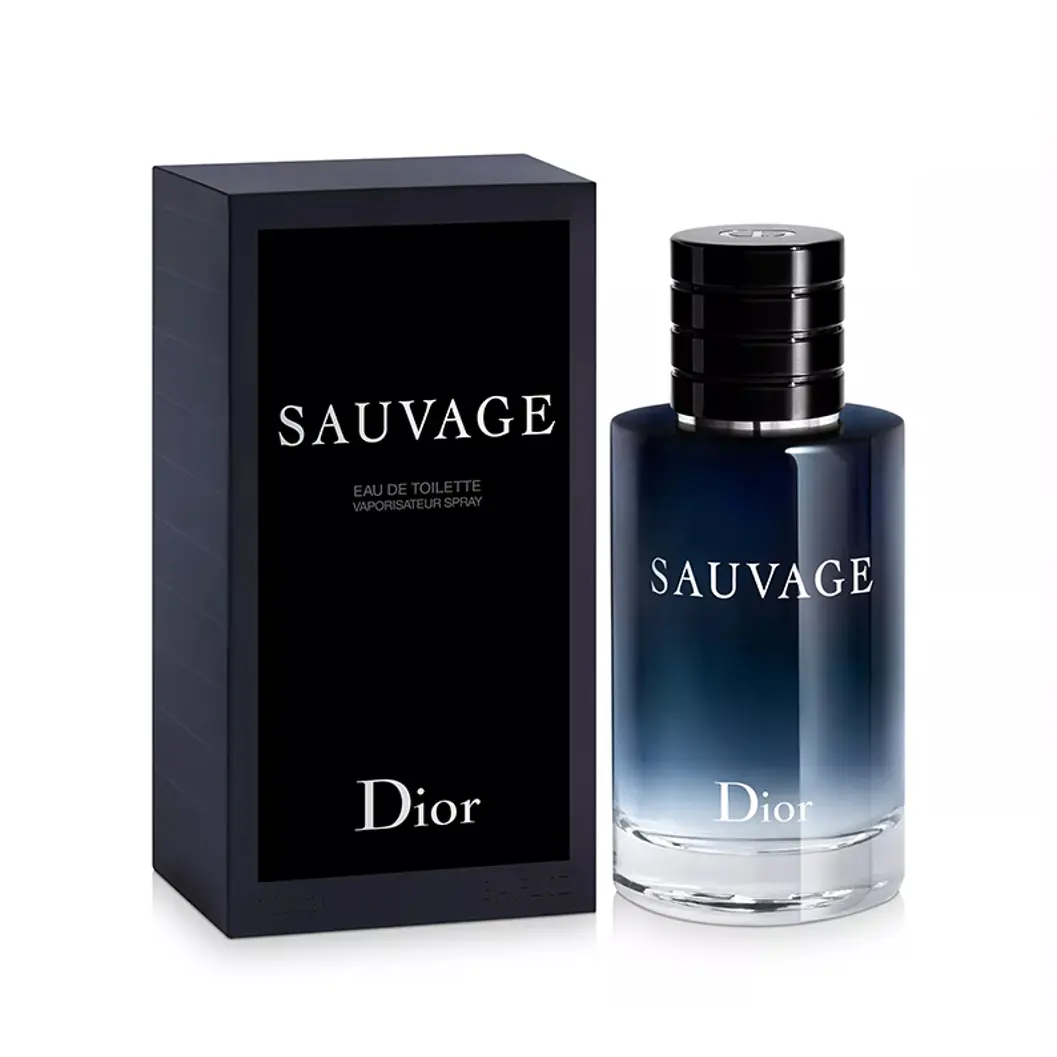 Dior Sauvage Eau de Toilette Spray for Men, 3.4 OZ/100 ML Men's Fragrance Perfume Gifts