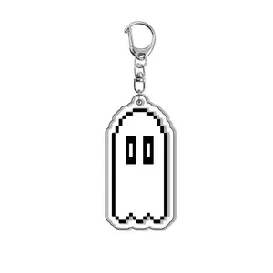 Anime Undertale Acrylic Fun Keychain Jewelry Friend Gift Bag Charm Keyring Souvenir Creative Key Chain Pendant Llavero Kingring