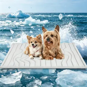 Cooling Pad for Dogs，Pet Cooling Mats for Dog bed and Cat house, Use in Crate, Tunk, Camping, Outdoors, Portable, Machine Washable, Durable, Without Gel Suitable for indoor and outdoor use SummerVibes petlovers