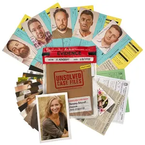 Harmoney Ashcroft Case Detective Game, Cold Murder Mystery Puzzle, Suitable for Ages 14+, Party Games, Halloween, Christmas