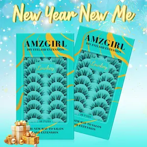 AMZGIRL Lash Clusters 10 Pairs Eyelash Clusters (2 Boxes)