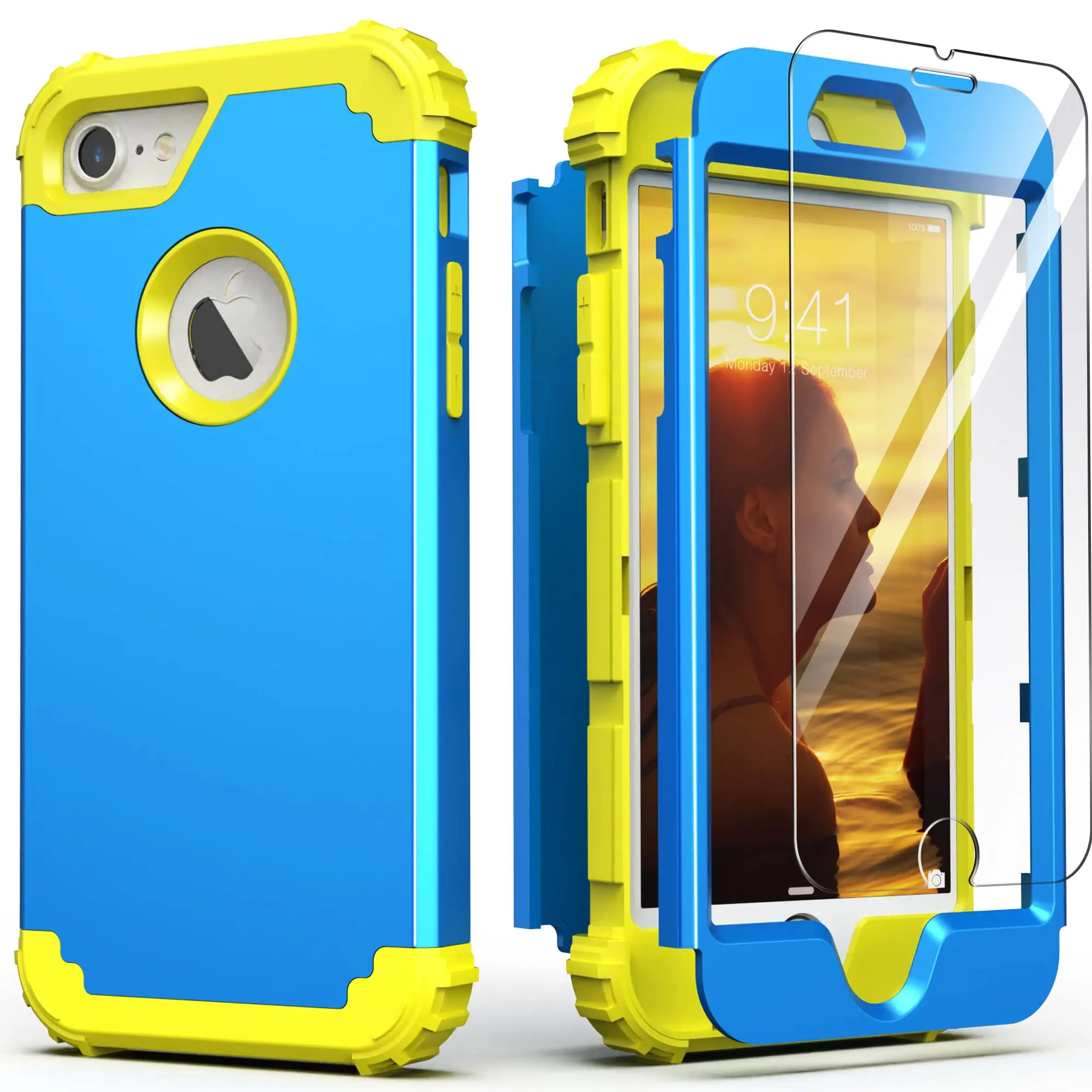 Sky Blue/Yellow