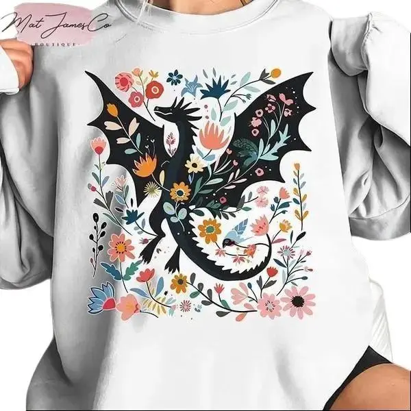 Stunning Dragon-Themed SweaterFor Book Lovers And Fantasy Enthusiasts Sweater
