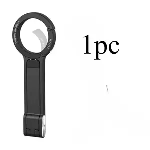 Magnetic Carabiner Phone Tripod Holder, Strong Grip Portable Hands-Free Phone Mount, Universal Desk Stand Compatible with All Smartphones, Lightweight Outdoor and Desktop Phone Bracket