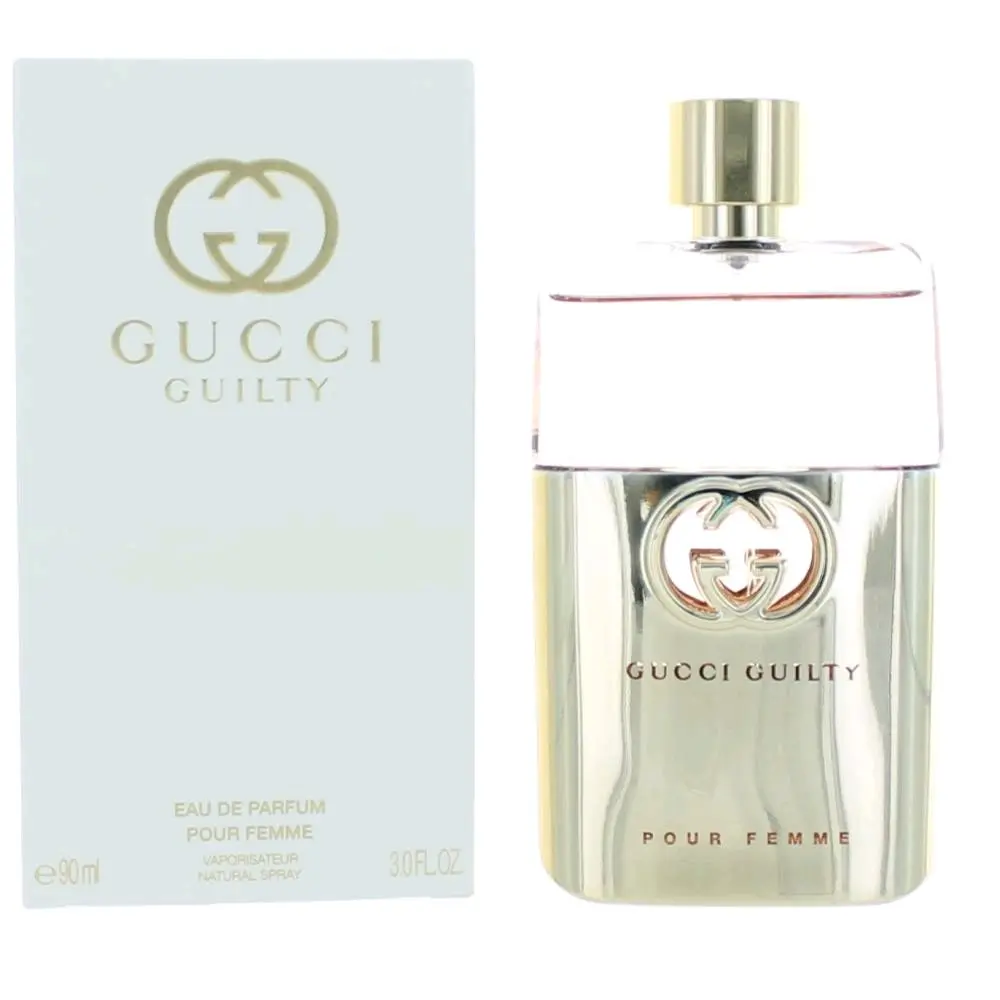 Women's Gucci Guilty Pour Femme 3 oz EDP Spray - Oriental Floral Fragrance with Patchouli Oil, Lilac, Citrus, Rich & Noble Notes, Women Perfumes, Scented Spray Women's Fragrance