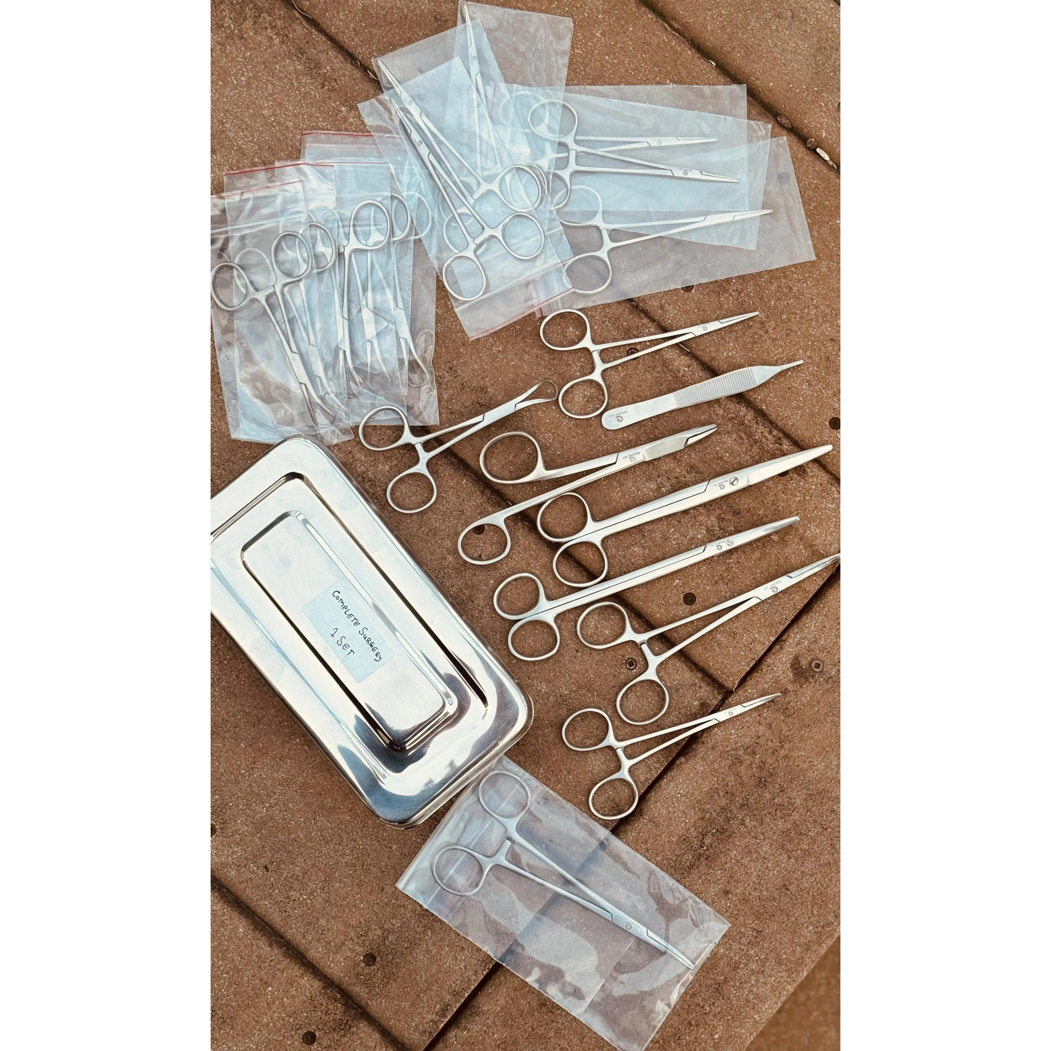 COMPLETE SURGERY KIT WITH BOX (21PCS INCLUDING BOX)