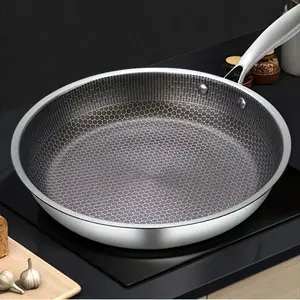 1pc Premium Non-Stick Frying Pan – Even Heating Griddle Skillet for Gas & Induction Stoves | Perfect for Steak, Eggs & Daily Cooking | Durable Cookware with Ergonomic Handle | Viral Kitchen Cookware Setup, Modern Nonstick Pan, Non Stick Cookingware