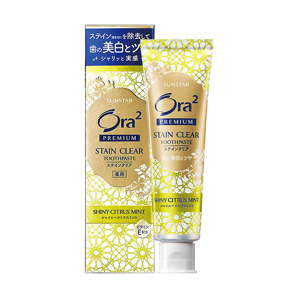 SUNSTAR ORA2  Premium Stain-clear Shiny Toothpaste #Citrus Mint 100g