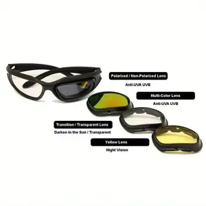 Tactical Outdoor Cycling And Fishing Sports Protective Eyewear Sunglasses for paintball airsoft