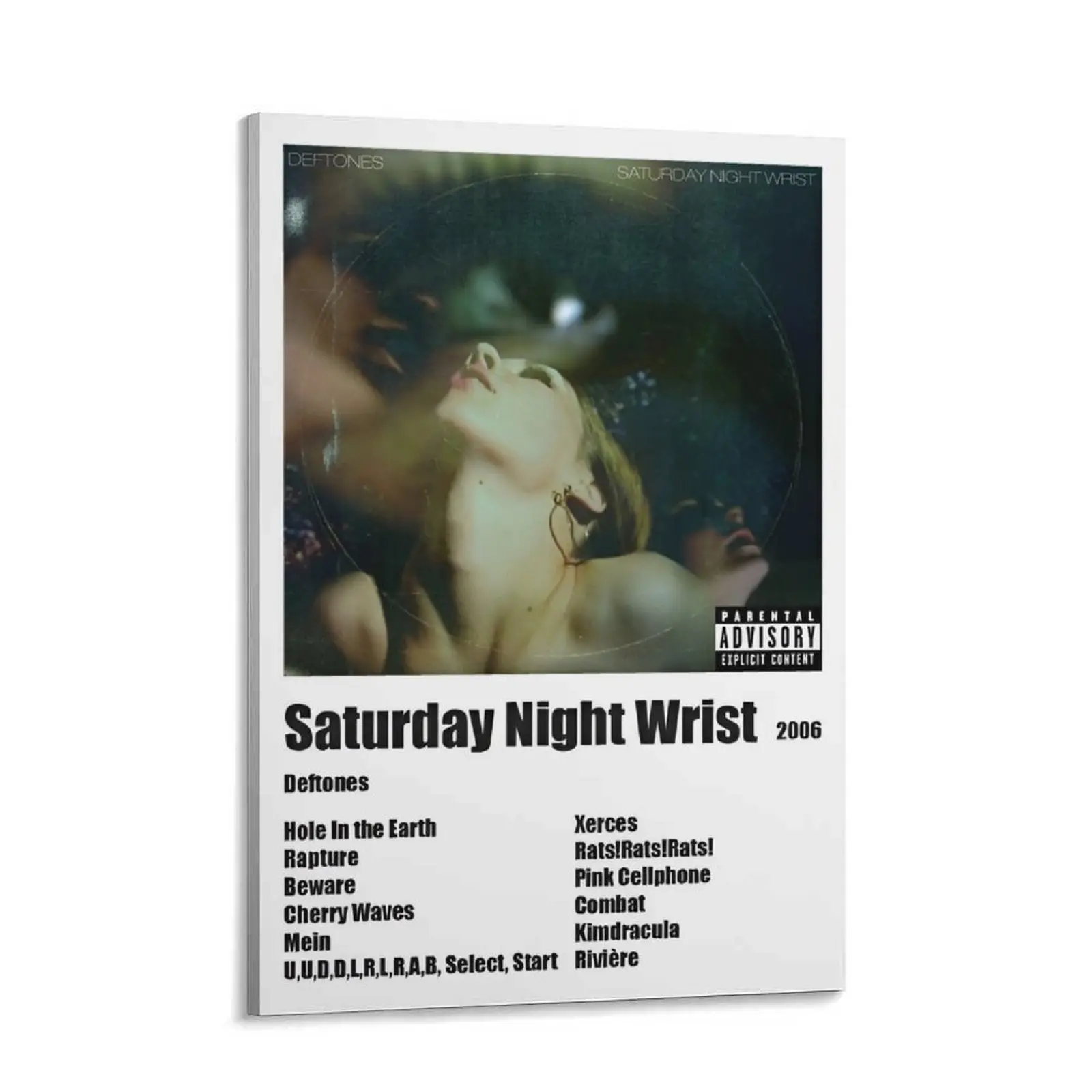 Deftones Saturday Night Wrist Music Poster, Wall Decor for Home Living Room