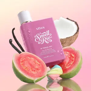 Sttes Perfume 408# TROPICAL JUICY Eau De Parfum 100ml Guava Nectar Vanilla Cotton Candy Long Lasting Refreshing Scent for All Occasions