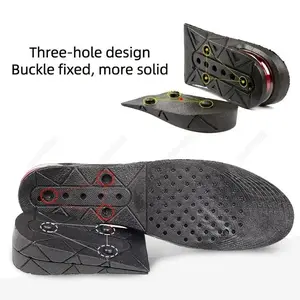 Invisible Height Increasing Insoles, Breathable Heightening Insoles, Adjustable Heel Pad, Elevating Support, Sweat Absorbing Foot Pads, 1.18-3.54 Inches