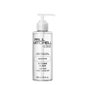 Paul Mitchell Clear Styling Glaze, Fragrance Free, For Sensitive Scalp + Skin, 5.1 fl. oz