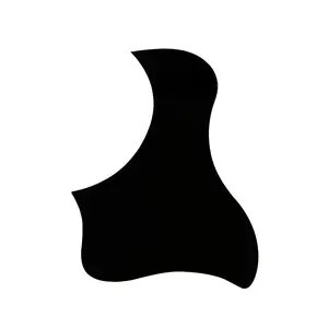Acoustic Guitar Pickguard Anti-ScratchGuard Plate Self-Adhesive Bird Shape BK
