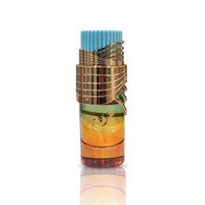 Paris Corner Azm Eau de Parfum 3.4 Fl Oz | Unisex Fruity Floral Fragrance with Pear, Peach, Jasmine, Vanilla, Sandalwood & Musk | Summer-Inspired Long-Lasting Scent