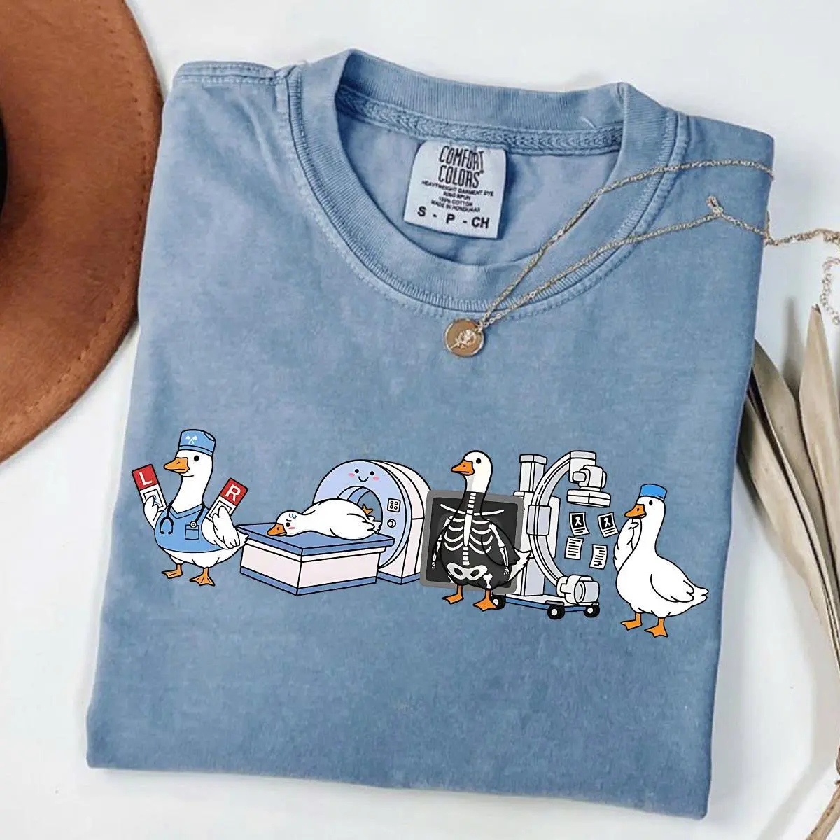Comfort Colors Radiologic Technologist Goose T-shirt Funny X-ray Tech Tee Radiologic Technologist Ct Mri Goose Medical Gift