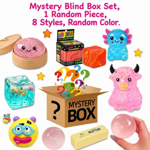 Various Styles of Malt Sugar Blind Box Series, Squishy Series, Squishable Sensory Play, Slow Rebound Kneading for Party Gifts, 1 PC Random Shape
