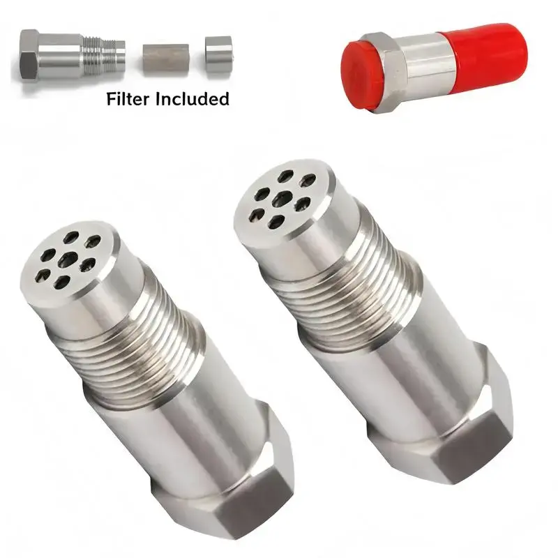 M18x1.5 Automotive Universal Oxygen Sensor Decoder with Filter Element - Oxygen Sensor Spacer Adapter Auto Sensor Repair Tool