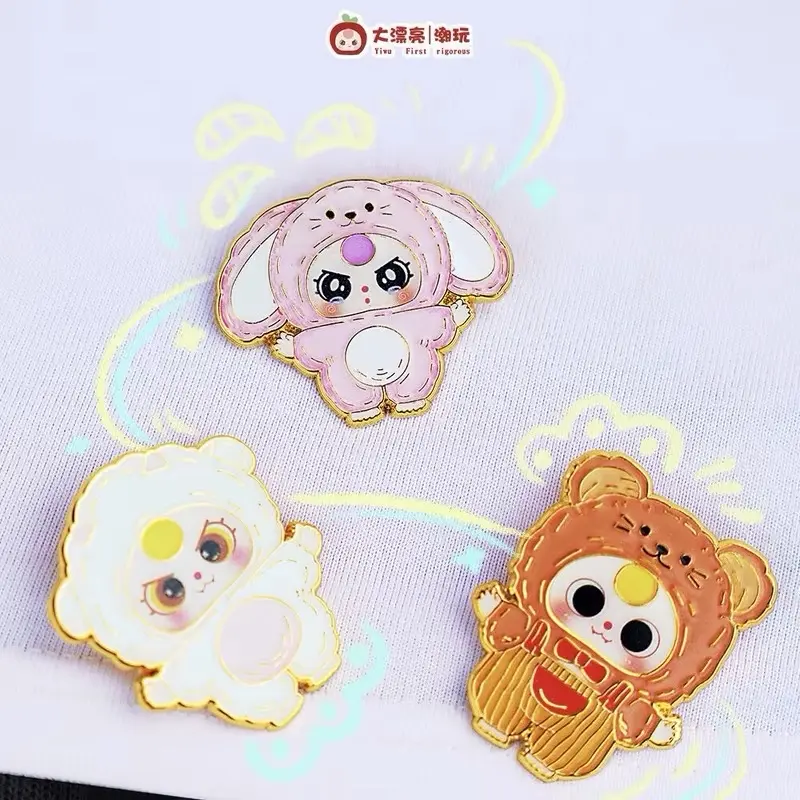 Babythree Three-Metal Badge