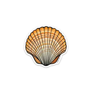 Blank Tag Co.® Waterproof Sticker - Seashell