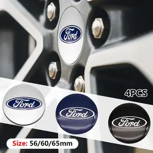 Ford Wheel HUB Center Cap Set, Decorative Accessories Compatible with Focus/mondeo/edge/f-150, Exterior Modification Parts, Car Accessories, Decal For Cars, Sticker For Cars