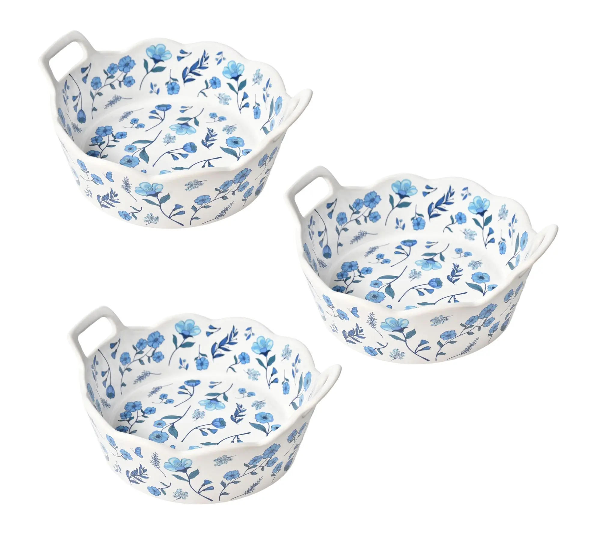 Temp-tations Set of (3) Round Nesting Mini Bakers Temp-tations Set of (3) Round Nesting Mini Bakers