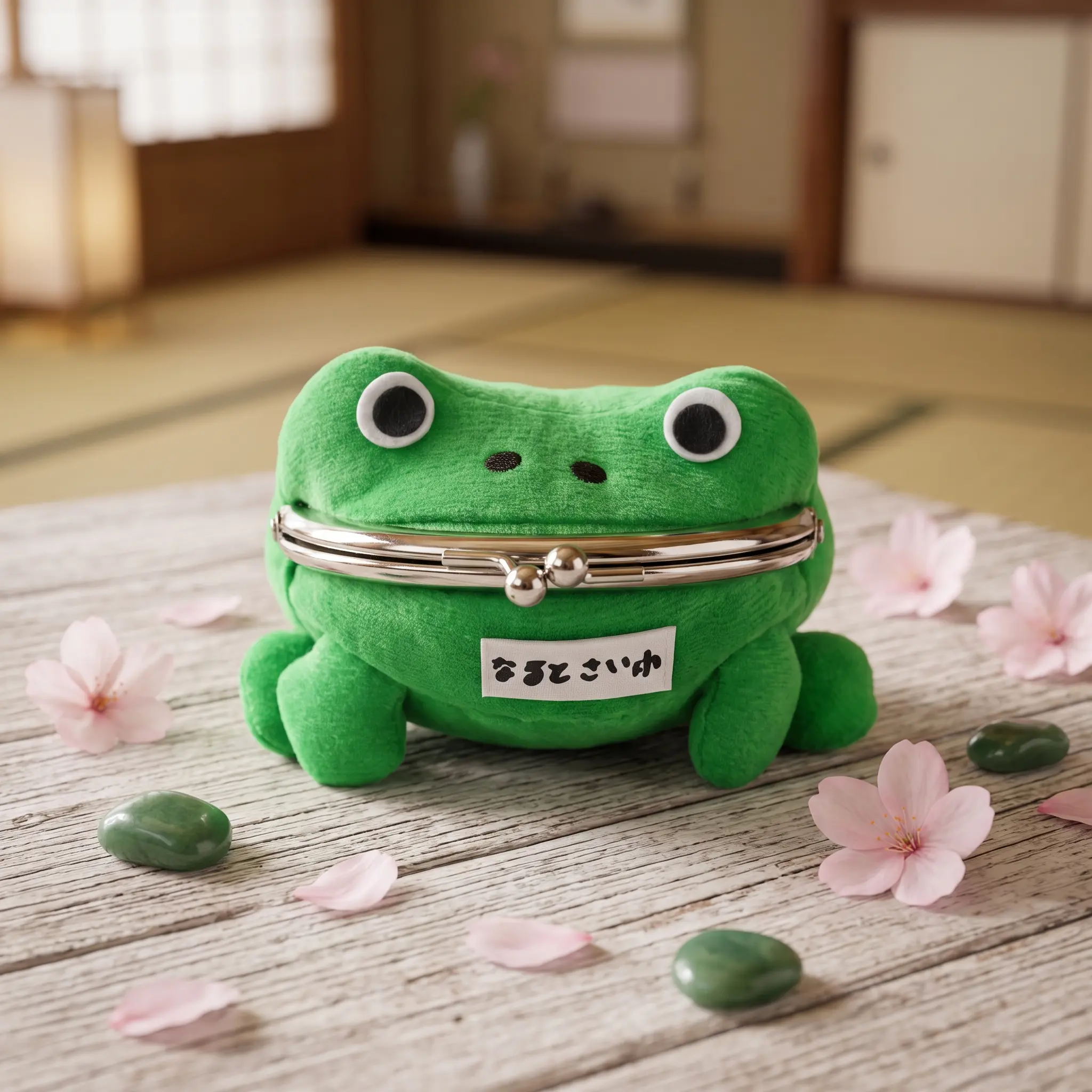 Frog Wallet - Anime Coin Purse with Zipper, Gamaguchi Gama Pouch for Keychain, Cosplay Prop, Collectible Gift for Anime Fans, Students (Orange Ninja Toad) Cute Frog Anime Wallet Coin Purse frog  wallet Accessory Friend