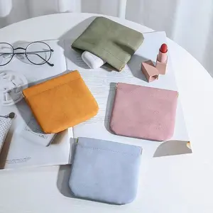 Portable Printed Snap Storage Bag, Mini Key Coin Purse, Small Cosmetic Lipstick Sundries Pouch