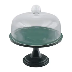Temp-tations Woodland Cake Pedestal with Dome Glass Lid Temp-tations Woodland Cake Pedestal with Dome Glass Lid
