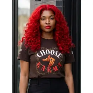 Choose Your Karma Graphic Tee | Women’s Empowerment Shirt | Motivational Streetwear for Self Growth