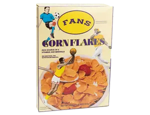 Cereal Fans Corn Flakes 18 Onzas - Rich Source of 8 Vitamins and Minerals - Healthy Breakfast Option